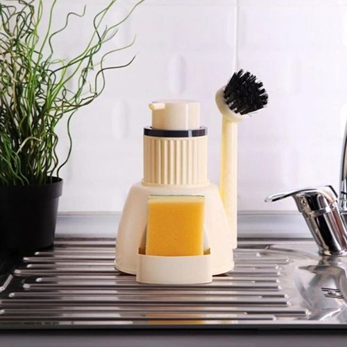 Set de nettoyage cuisine avec brosse - Beige
 Fiche Technique et Prix au Maroc