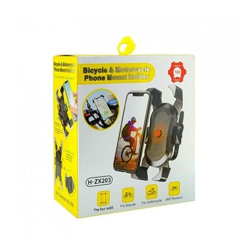Support de téléphone pour Moto et Vélo rotation 360 °
 Fiche Technique et Prix au Maroc