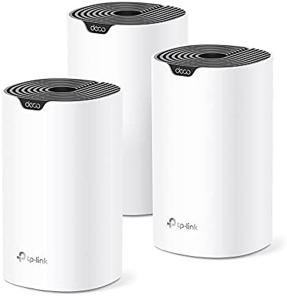 Système WiFi maillé TP-Link Deco (Deco S4) – Jusqu'à 5 500 pieds carrés.  Couverture, remplace le routeur et l'extenseur WiFi, ports Gigabit, fonctionne avec Alexa, pack de 3
 Avis, Fiche Technique et Prix au Maroc