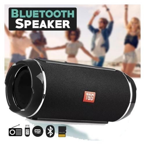 T&G Enceinte Bluetooth TG-507 avec USB, carte mémoire,Radio FM NOIR
 Fiche Technique et Prix au Maroc