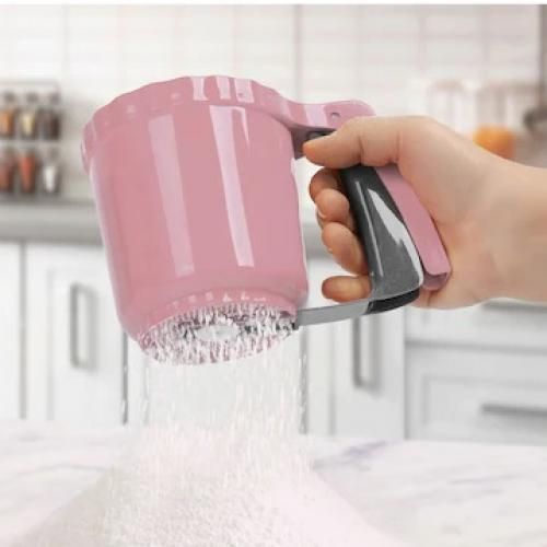 Tamis à farine utile et passoire à sucre en plastique pour la cuisson et la pâtisserie
 Fiche Technique et Prix au Maroc