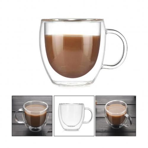 Tasses en verre double paroi 6x6x5cm/50ml
 Fiche Technique et Prix au Maroc