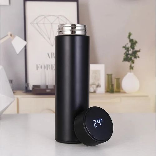 Thermos isotherme LED 500ml Bouteille en acier inoxydable +Mesure de température
 Fiche Technique et Prix au Maroc