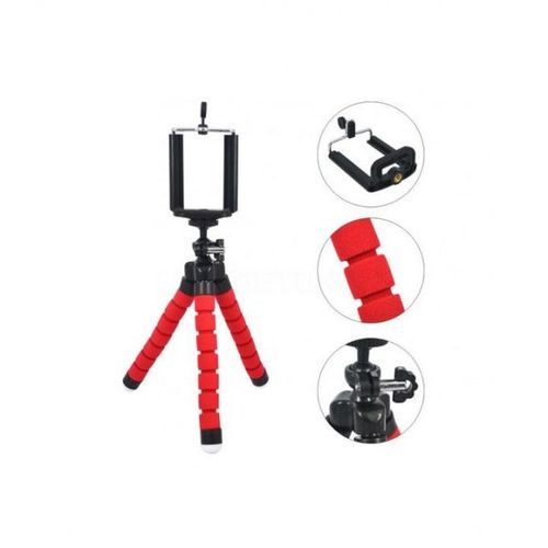 Trépieds - Tripods - Support Pour Téléphone Portable - Selfie - Flexible - Petite Taille - Rouge
 Fiche Technique et Prix au Maroc