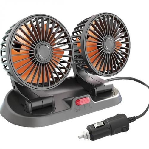 Ventilateur Voiture 24V De Refroidissement Allume Cigare Double Tête à Vitesses
 Fiche Technique et Prix au Maroc