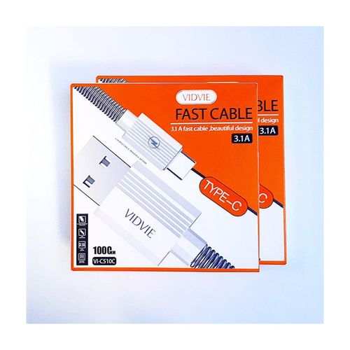 Vidvie Cable Type C FASTE CHARGE
 Fiche Technique et Prix au Maroc