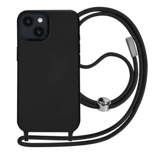apokin Coque Cordon pour iPhone 14 Plus Semi-rigide Lanière Tour du Cou 80cm noir
 Fiche Technique et Prix au Maroc