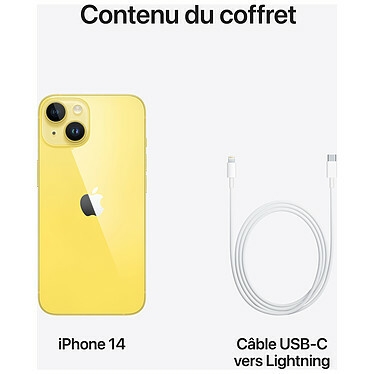 Apple iPhone 14 256 Go Jaune Apple iPhone 14 256 Go Jaune