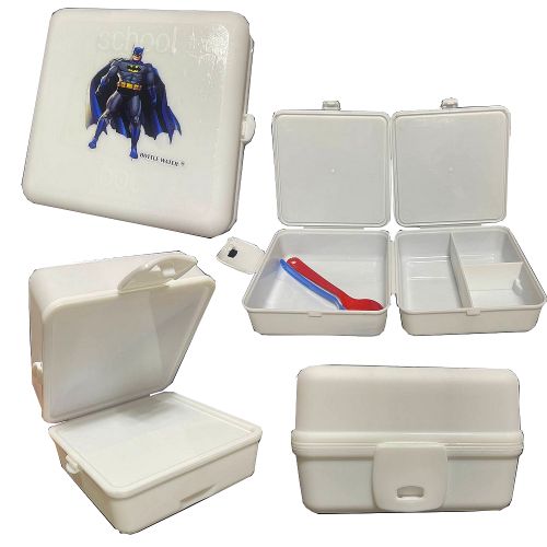 Boîte à lunch enfants avec 4 compartiments 2 couches
 Fiche Technique et Prix au Maroc