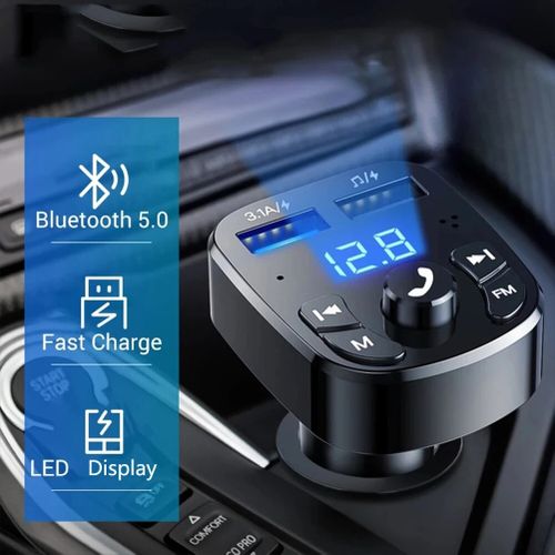 Lecteur Mp3 de voiture double USB chargeur rapide récepteur Fm Bluetooth
 Fiche Technique et Prix au Maroc