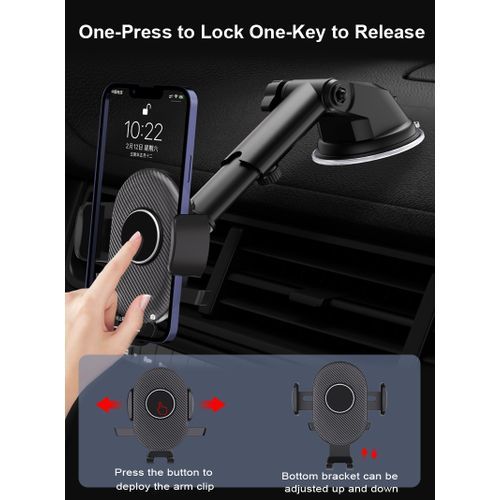 support de téléphone de voiture universel , pour par-brise et tableau bord
 Fiche Technique et Prix au Maroc