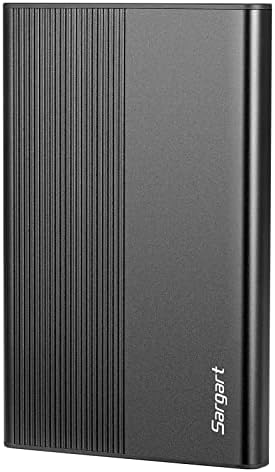 Sargart Disque dur externe portable USB 3.0 de 640 Go pour PC, Mac, ordinateur de bureau, ordinateur portable, MacBook, Chromebook, Xbox One, Xbox 360, PS4 (Noir)
 Fiche Technique et Prix au Maroc