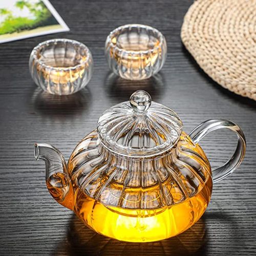 Théière ronde avec filtre Bouilloire en verre Cafetière
 Fiche Technique et Prix au Maroc
