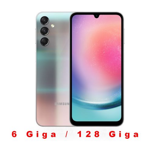 Samsung Galaxy A24 6.6" 4G LTE (6GB RAM + 128GB ROM) - 50 Mpx - SILVER
 Fiche Technique et Prix au Maroc