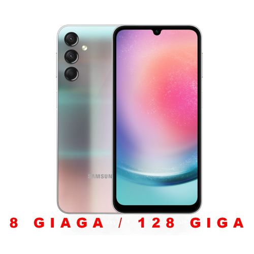 Samsung Galaxy A24 6.6" 4G LTE (8GB RAM + 128GB ROM) - 50 Mpx - SILVER
 Fiche Technique et Prix au Maroc