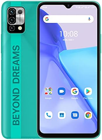 UMIDIGI Unlocked Cell Phone, Power 5 (3+64g) Android 11 Smart Phone, 6150mAh Battery+ 6.53" HD Display Smartphone with 16MP AI Triple Camera, Dual SIM Android Phone… Fiche Technique et Prix au Maroc