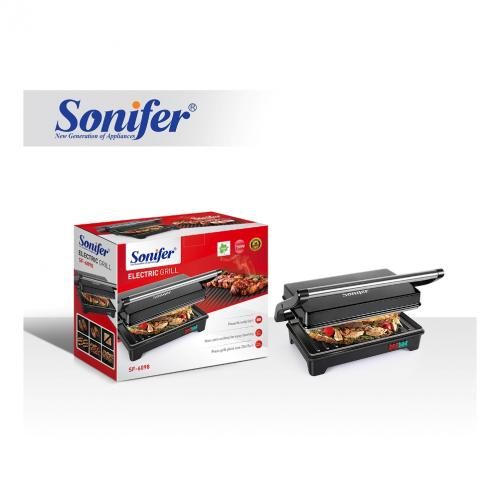 Sonifer Panini grill multifonction appareil à sandwichs SF-6098/750W
 Fiche Technique et Prix au Maroc