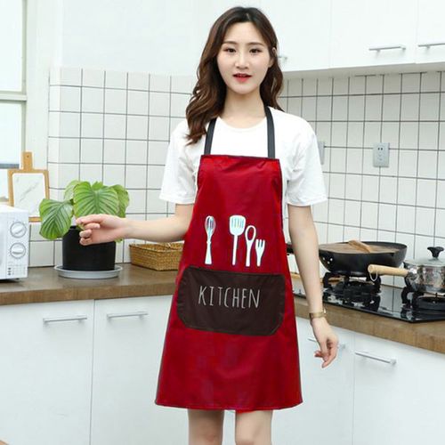 Tablier de cuisine, Tablier pour ménage avec poche unisexe imperméable à l'huile
 Fiche Technique et Prix au Maroc