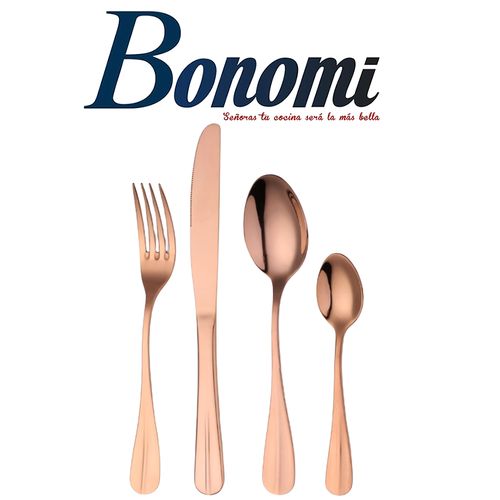 Bonomi Couvert de table Bronze SIMPLE
 Fiche Technique et Prix au Maroc