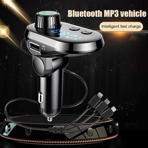 Kit transmetteur Bluetooth sans fil,mains libres, avec écran LCD, lecteur MP3, chargeur USB
 Fiche Technique et Prix au Maroc