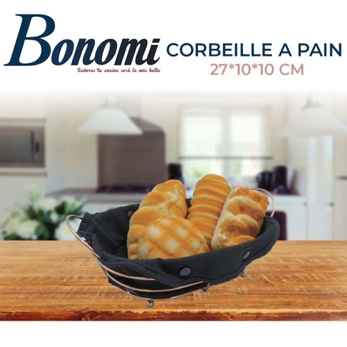 Bonomi Corbeille à pain Noir Bronze
 Fiche Technique et Prix au Maroc