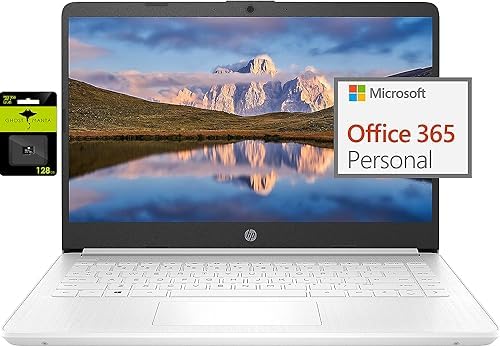 HP est un ordinateur portable ultra léger de 14 po pour étudiants et entreprises, Intel Quad-Core N4120, 16 Go de RAM, 192 Go de stockage (64 Go eMMC + 128 Go Micro SD), 1 an Office 365, webcam, HDMI, WiFi, USB-A&C, Win 11 S Flocon Blanc
 Fiche Technique et Prix au Maroc