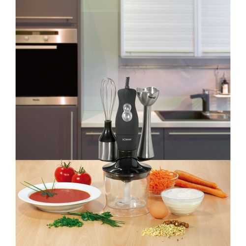Bomann Mixeur plongeant 4en1 inox Bomann -hand blender 3in1 Inox
 Fiche Technique et Prix au Maroc
