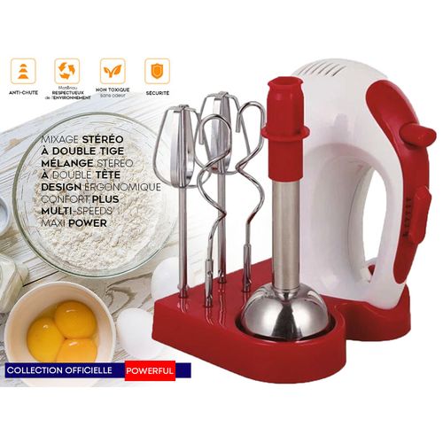 TATCH Fashion multifonctions, Robot Batteur Mixeur Pâtissier MAXI + Socle Organisateur
 Fiche Technique et Prix au Maroc