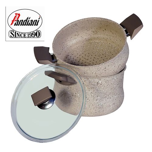 Pandiani Couscousier élégance beige en granit antiadhesif 8l made in turquie
 Fiche Technique et Prix au Maroc