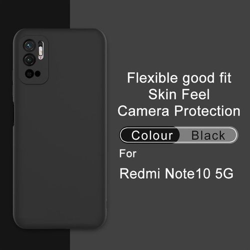 Case Xiaomi Redmi Note10 5G Coque Silicone Soft Gel Rubber Noir
 Fiche Technique et Prix au Maroc