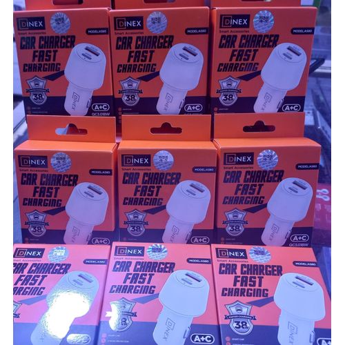 Essager chargeur de voiture 30W USB + Type C 5A QC PD 3.0 SCP Charge rapide
 Fiche Technique et Prix au Maroc