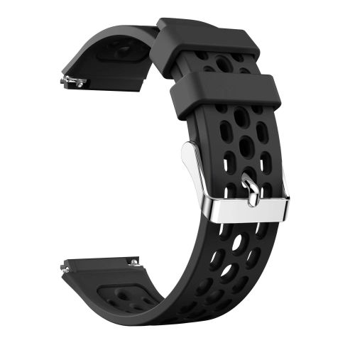 Bracelet de rechange en Silicone Noir pour montre connectée Huawei GT2e, 22mm
 Fiche Technique et Prix au Maroc