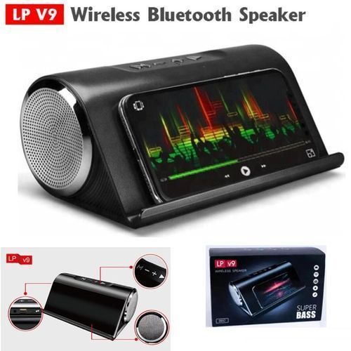 Wireless Speaker haut parleur bluetooth Subwoofer Super bass LP-V9 avec support smartphone FM-Usb-Aux....
 Fiche Technique et Prix au Maroc