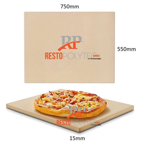 pierre réfractaire pour four a pizza 750*550*15 mm
 Fiche Technique et Prix au Maroc