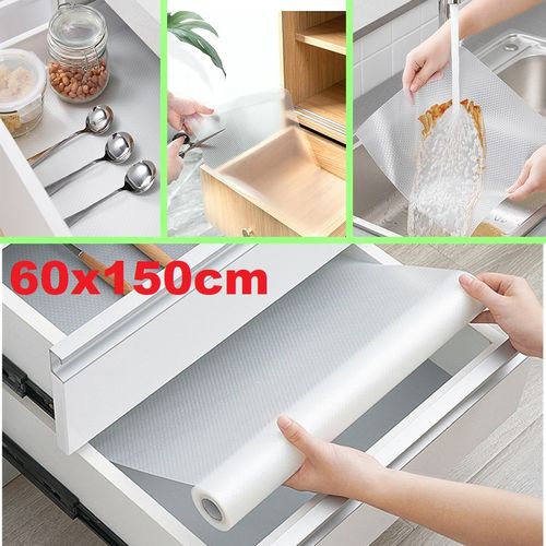 Tapis de tiroir transparent couverture étanche pour étagères et réfrigérateur
 Fiche Technique et Prix au Maroc