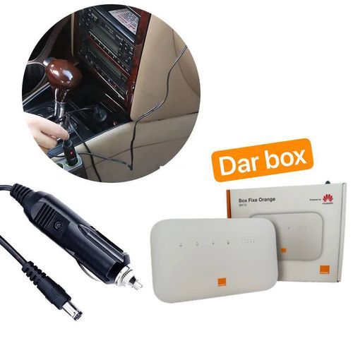 allume-cigare de voiture, prise mâle, connecteur DC 5.5mm x 2.1mm-noir
 Fiche Technique et Prix au Maroc