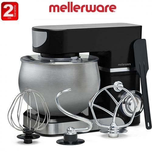 Mellerware Robot Pétrin Black 1000W 6 vitesses + Bol en inox 5L - 2 ans de garantie
 Fiche Technique et Prix au Maroc