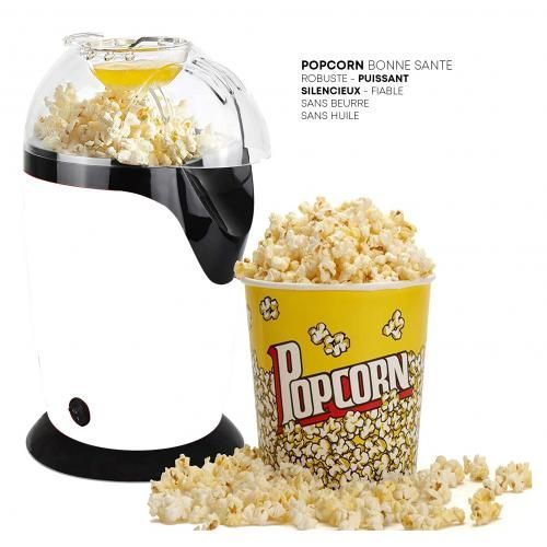Prima Machine à pop-corn Auto Gastronomique Meilleur Sans Gras Bonne Santé Maïs BLANC
 Fiche Technique et Prix au Maroc