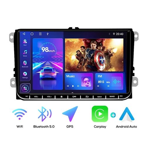 Autoradio Android 12 Pour Golf 5 6 VW Passat Polo Seat Skoda(2Go+32Go)
 Fiche Technique et Prix au Maroc