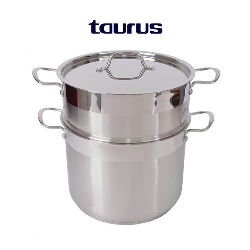 Taurus Couscoussier / Cuit Vapeur / Faitout 3 en 1-10 L Acier Inoxydable Haute Qualité
 Fiche Technique et Prix au Maroc