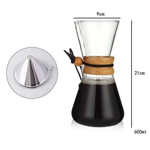 Cafetière avec filtre 600Ml
 Fiche Technique et Prix au Maroc