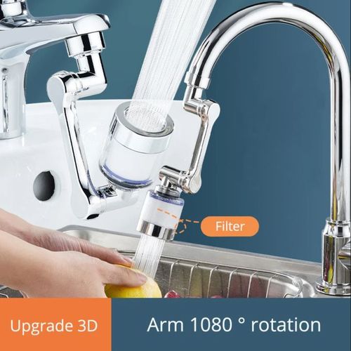 Robinet de cuisine universel, tête de pulvérisation, buse d'extension de robinet
 Fiche Technique et Prix au Maroc