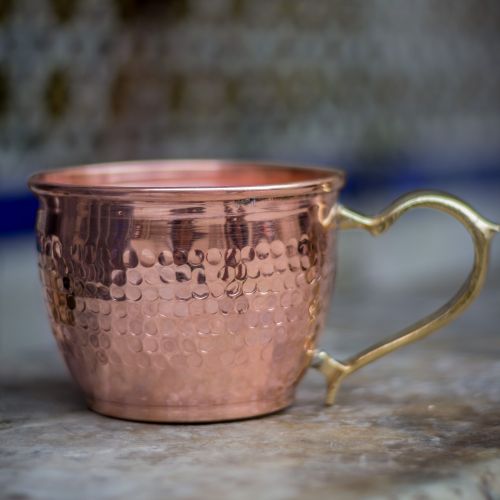 Verre d'eau cuivre Fès SYMPA Original de Fès - 500 ml Tasse d'eau
 Fiche Technique et Prix au Maroc