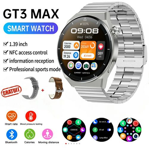 Smartwatch Montre intelligente équipé d'un plein écran couleur haute définition
 Fiche Technique et Prix au Maroc