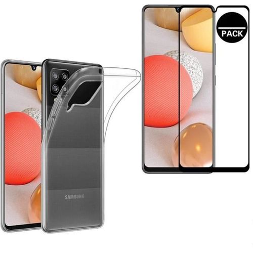 Pack Protection 360° : Coque Transparent Samsung A12 + Film Vitre Protection Ecran
 Fiche Technique et Prix au Maroc
