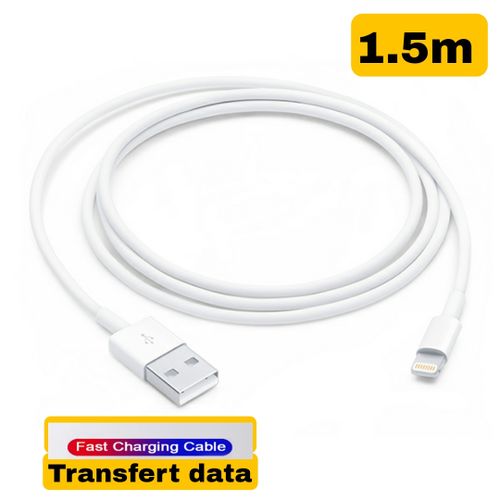 Câble Type C  De Chargement Rapide  2A  CO;PATIBLE AVEC IPHONE
 Fiche Technique et Prix au Maroc