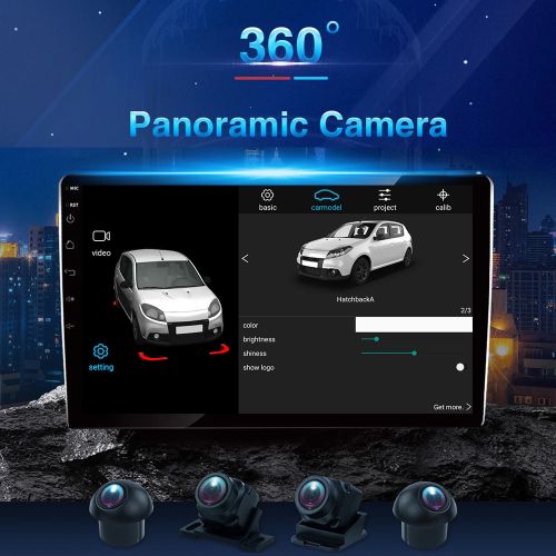 Autoradio 4*Camera Panoramique // Système 360
 Fiche Technique et Prix au Maroc