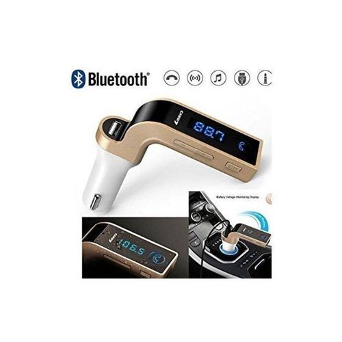 Kit Transmetteur FM de voiture Bluetooth / Lecteur Musique MP3 SD USB / Chargeur
 Fiche Technique et Prix au Maroc