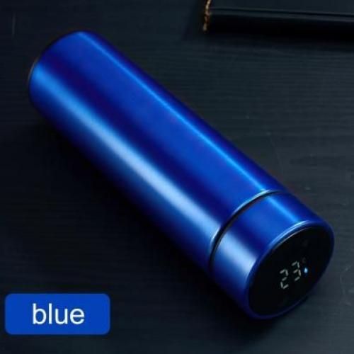 Smart LED Thermos à Café et Thé Iso thermique Inox Bouteille 500ML Bleu
 Fiche Technique et Prix au Maroc