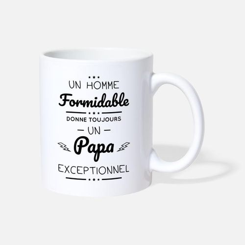 Un homme formidable donne un papa exceptionnel, Tasse cadeau de café - Mug
 Fiche Technique et Prix au Maroc
